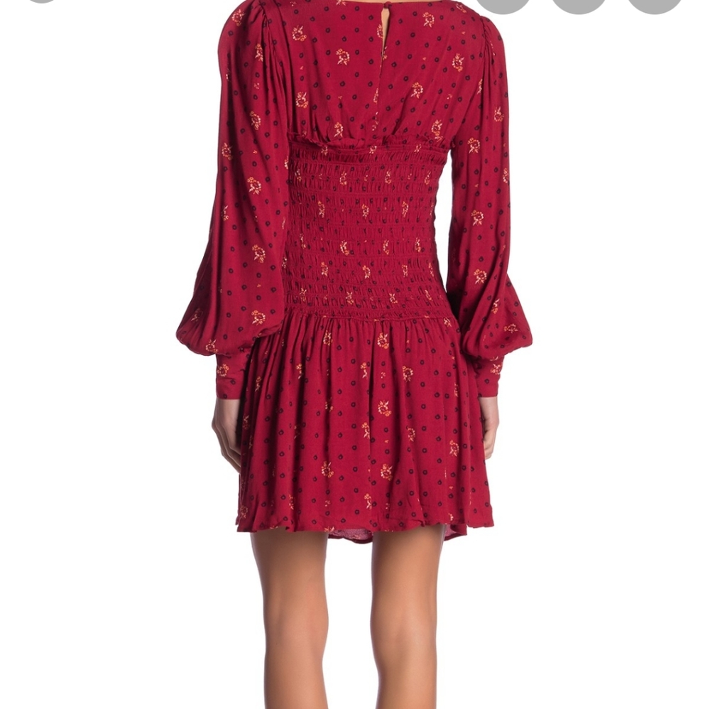 Free People Two Faces Print Mini Dress - Picture 2 of 8
